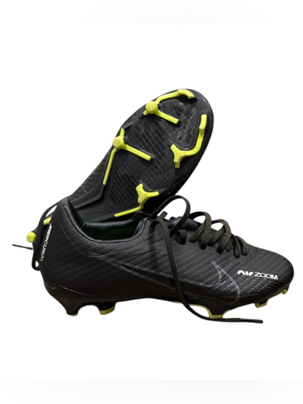 Nike Black Soccer Cleats Nike Zoom Soccer Cleats kids SZ  4.5 Black